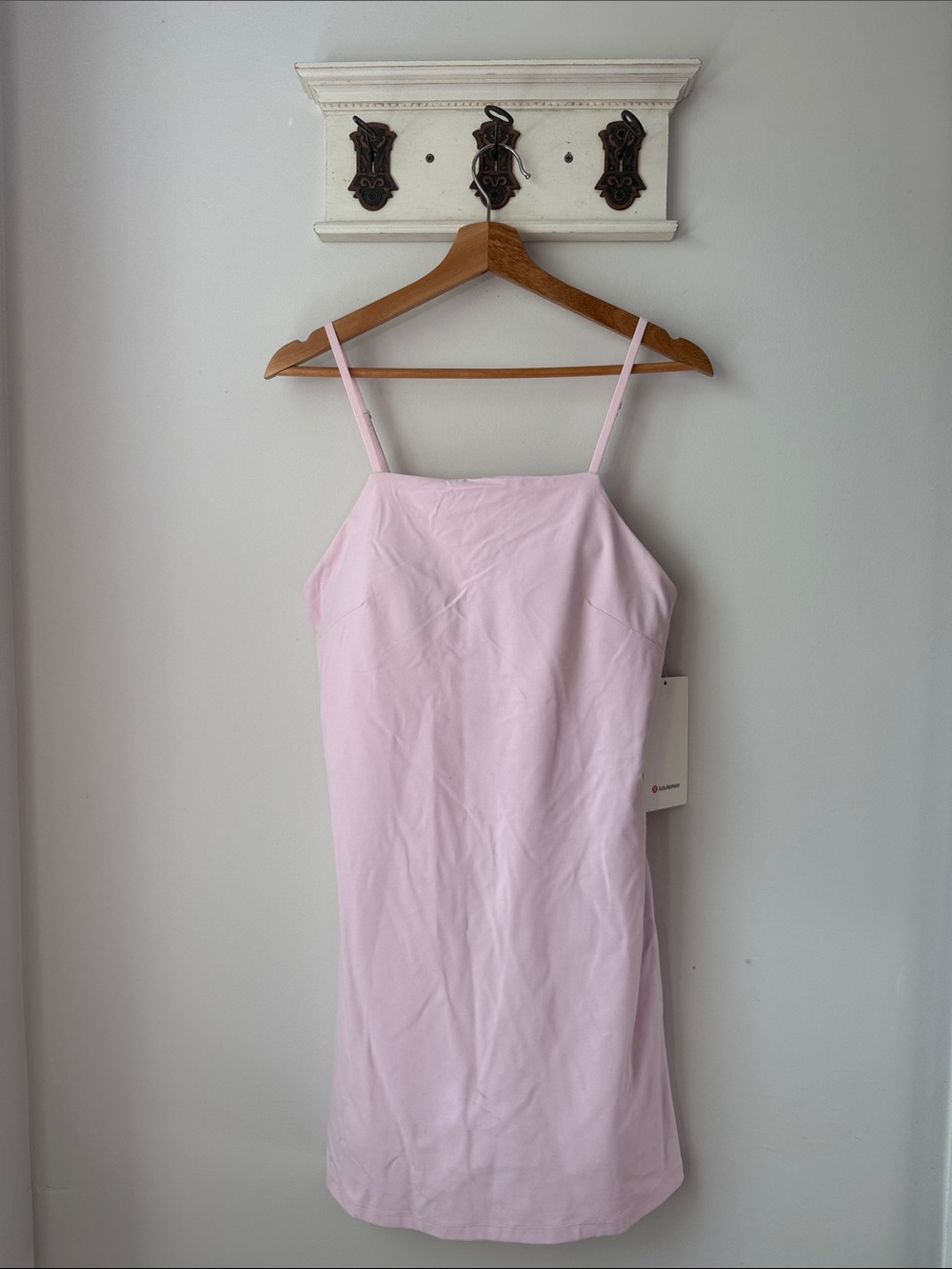 lululemon align Side slit Cami Dress 12 Atheltic Pink Organza Tennis Summer